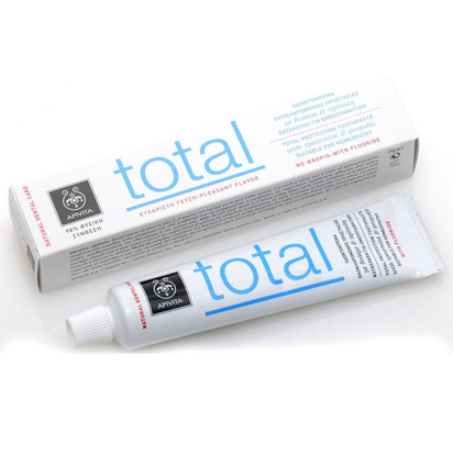 Apivita Creme de dentes Proteção Total Hortelã e Propóleo com Fluor 75ml